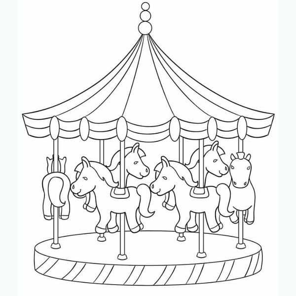 tô màu đu quay 24