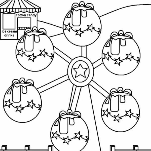 tô màu đu quay 27