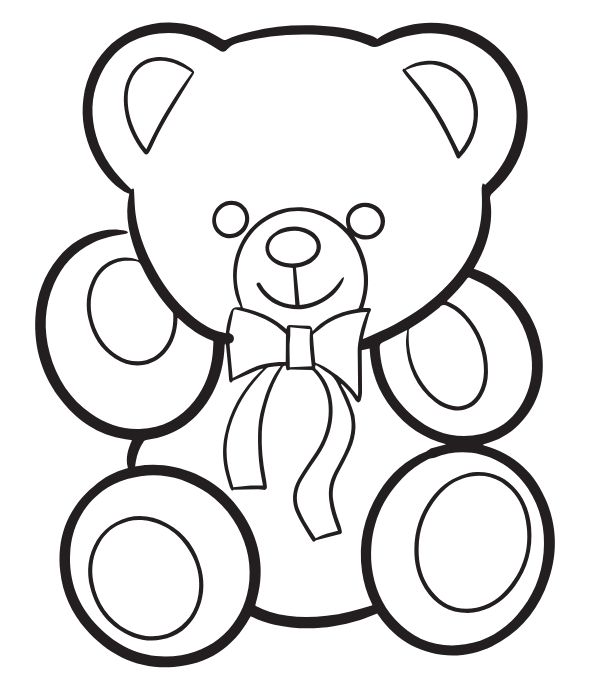 tô màu gấu bông 15