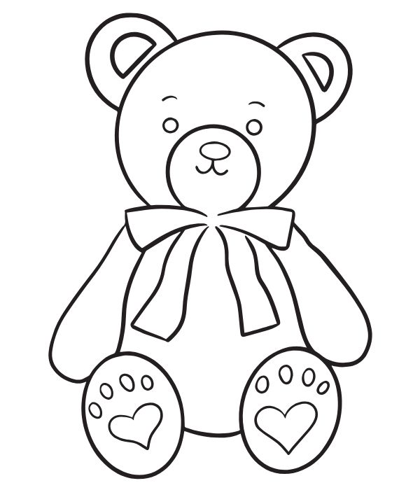 tô màu gấu bông 16