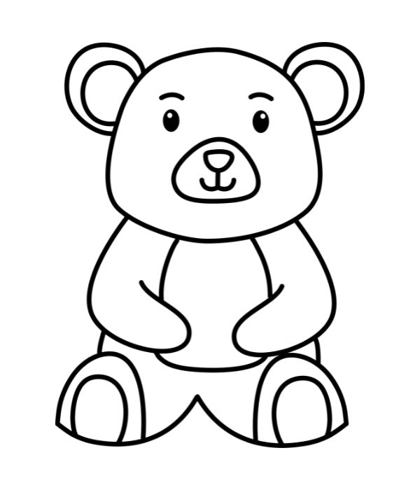 tô màu gấu bông 19