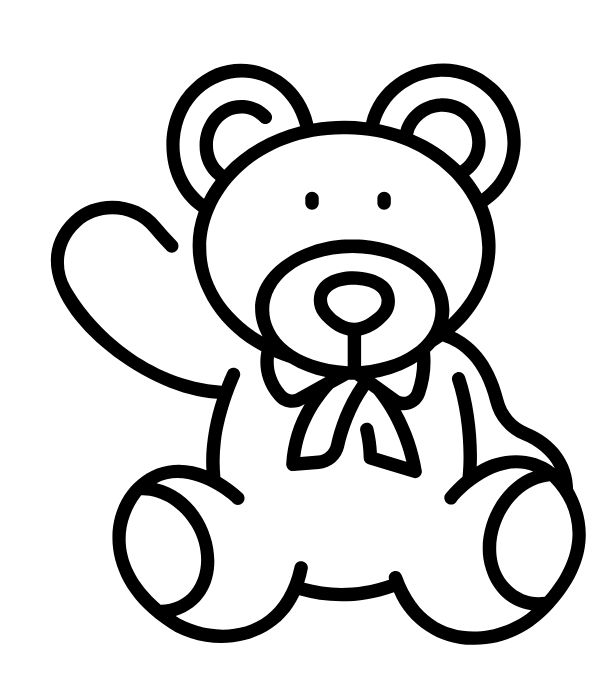 tô màu gấu bông 20
