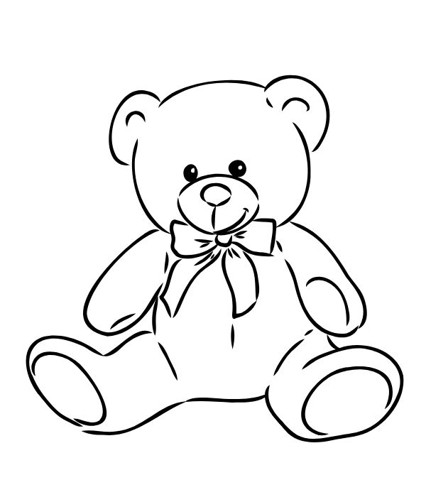 tô màu gấu bông 21