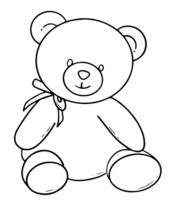 tô màu gấu bông 23