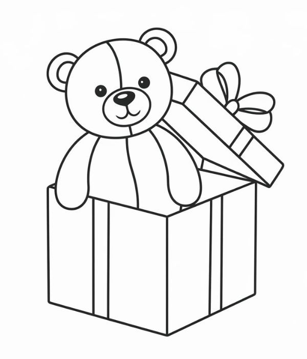 tô màu gấu bông 27