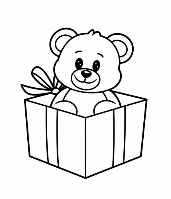 tô màu gấu bông 30