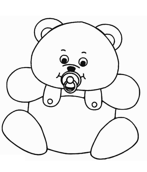 tô màu gấu bông 33