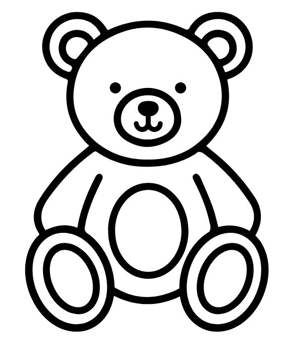 tô màu gấu bông 5