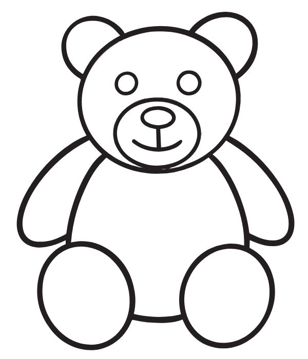 tô màu gấu bông 8