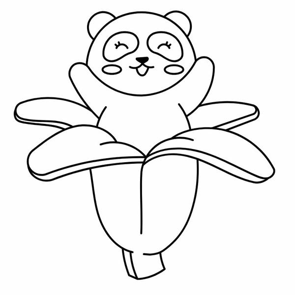 tô màu gấu trúc 10