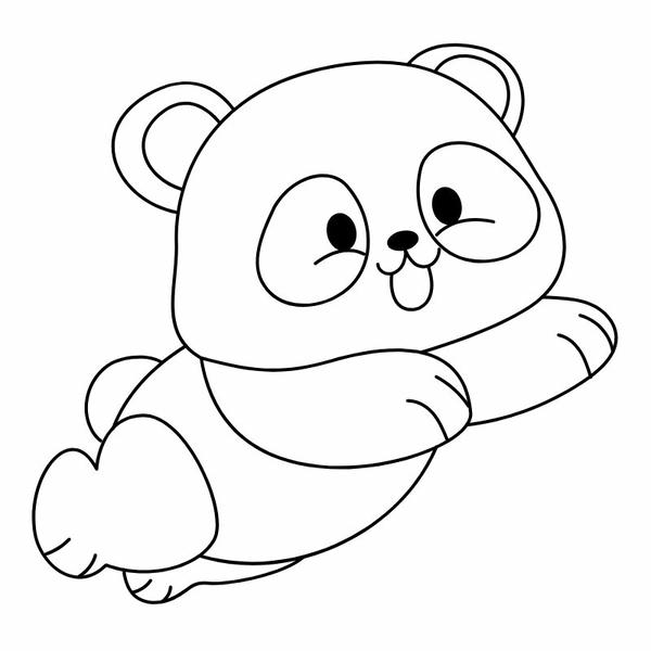 tô màu gấu trúc 11