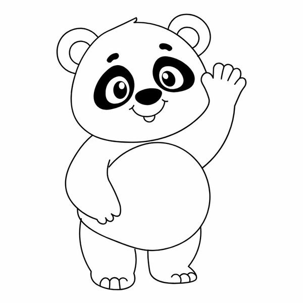 tô màu gấu trúc 14