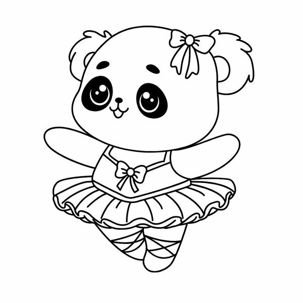 tô màu gấu trúc 17