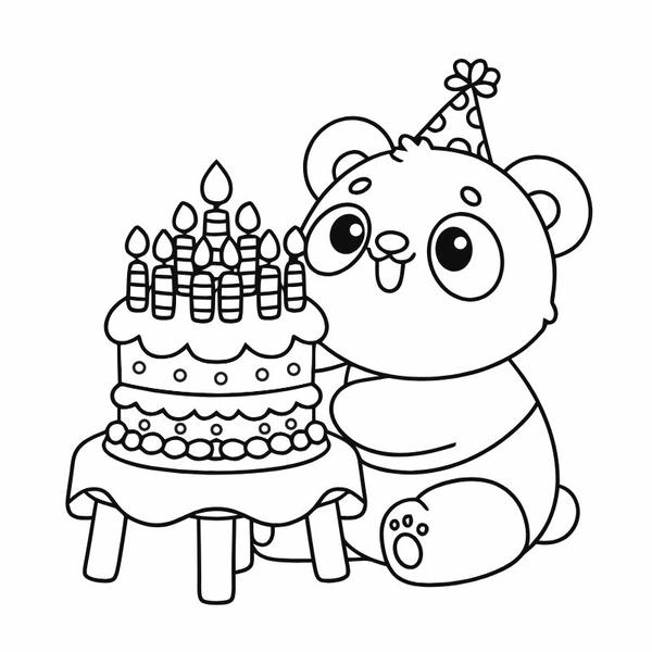 tô màu gấu trúc 19