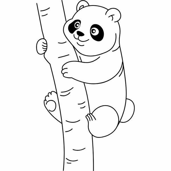 tô màu gấu trúc 2