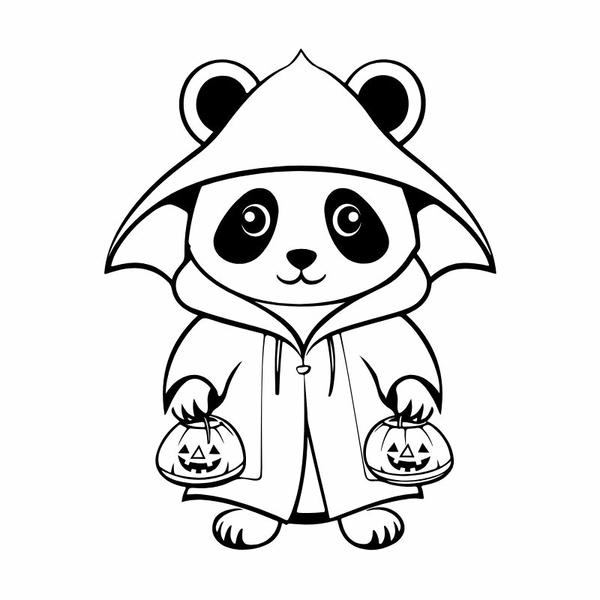 tô màu gấu trúc 20