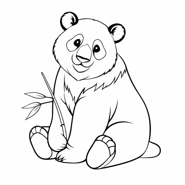 tô màu gấu trúc 23