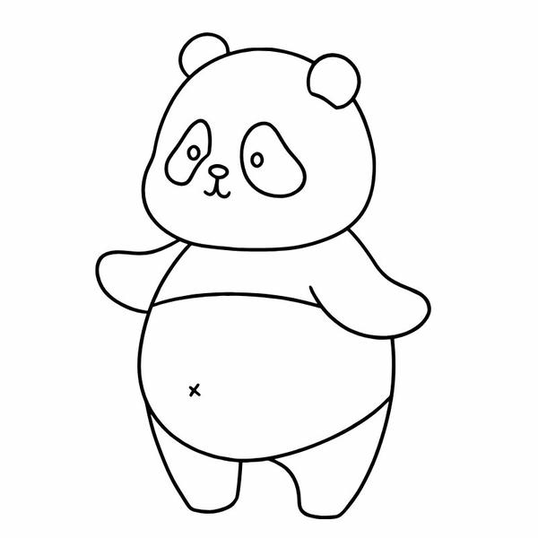 tô màu gấu trúc 4