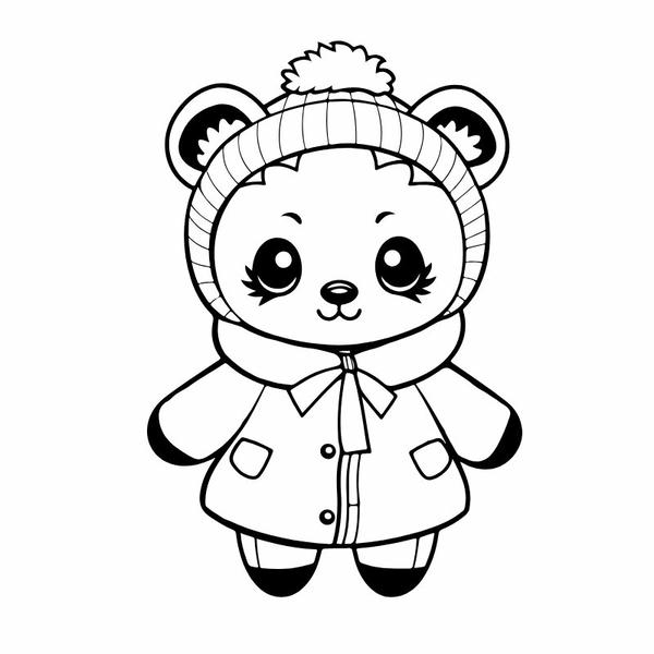 tô màu gấu trúc 5