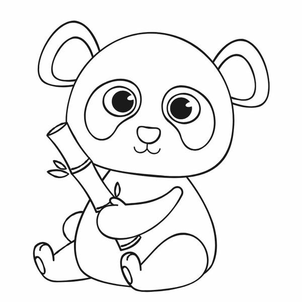 tô màu gấu trúc