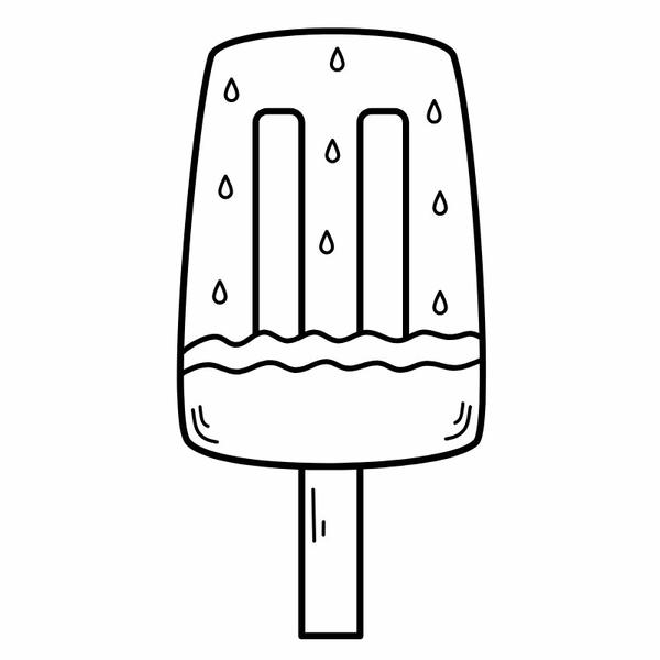 tô màu hình que kem