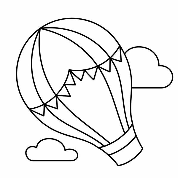 tô màu khinh khí cầu 12