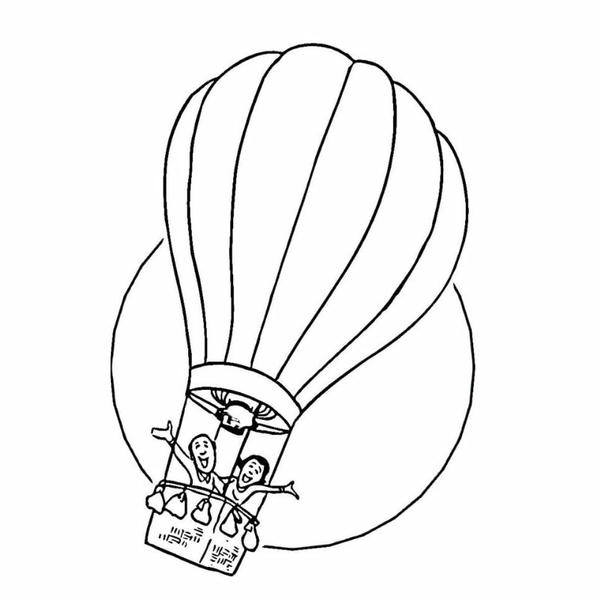 tô màu khinh khí cầu 26