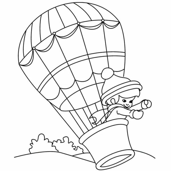 tô màu khinh khí cầu 27