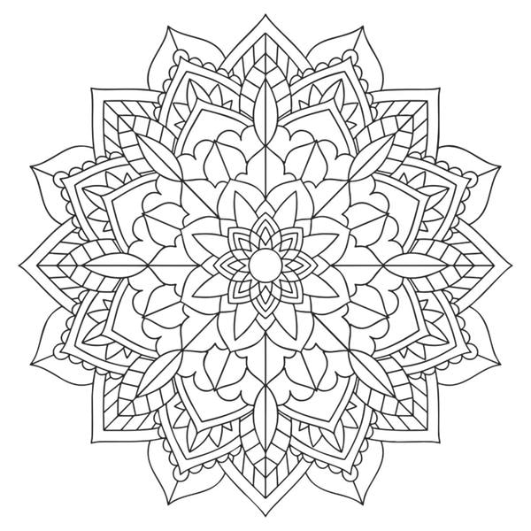 tô màu mandala 13