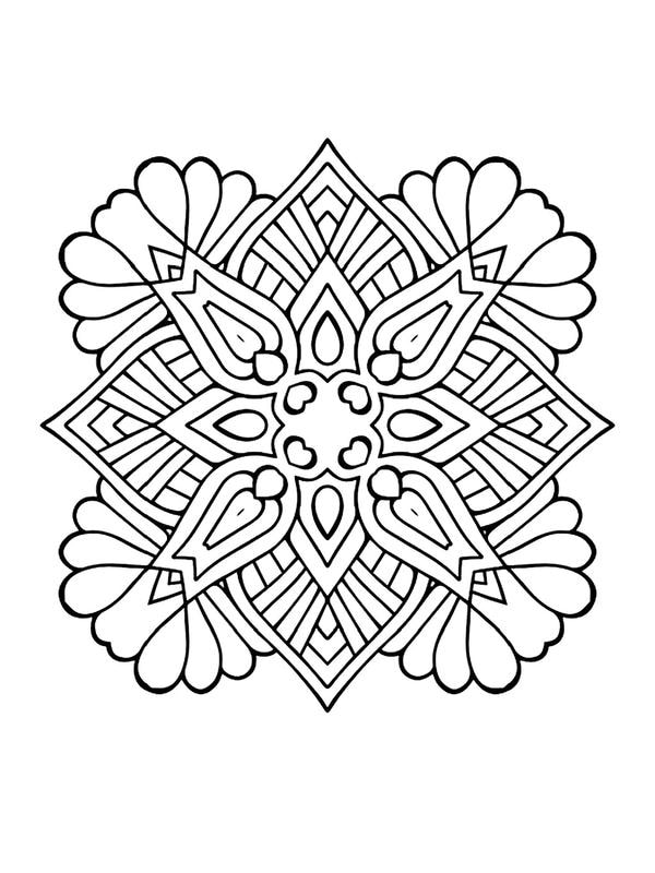 tô màu mandala 18