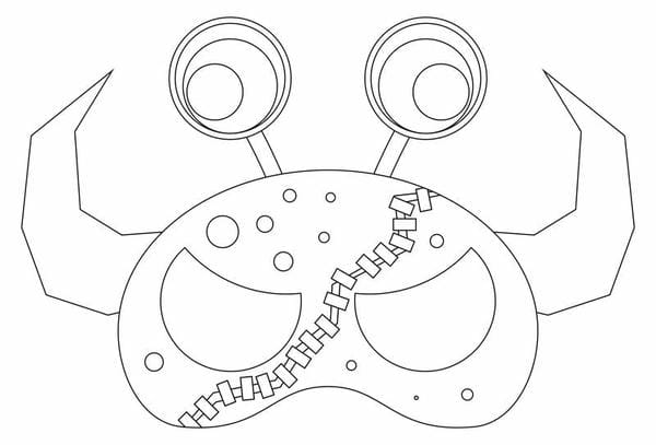 tô màu mặt nạ Halloween 19