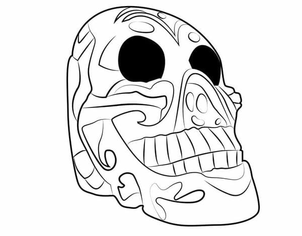 tô màu mặt nạ Halloween 20