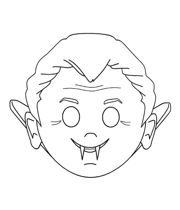 tô màu mặt nạ halloween 11