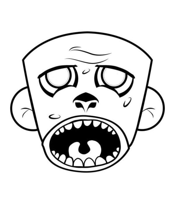 tô màu mặt nạ halloween 15