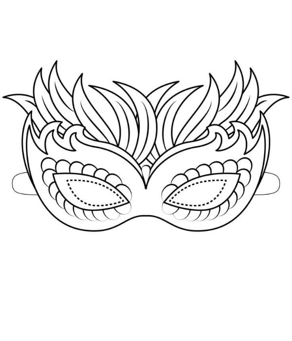 tô màu mặt nạ halloween 17