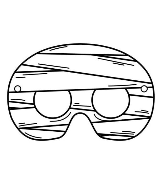 tô màu mặt nạ halloween 18