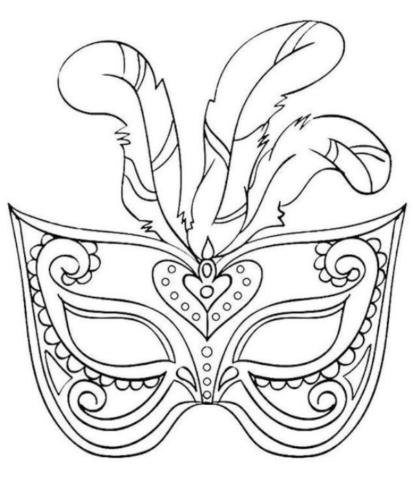 tô màu mặt nạ halloween 20