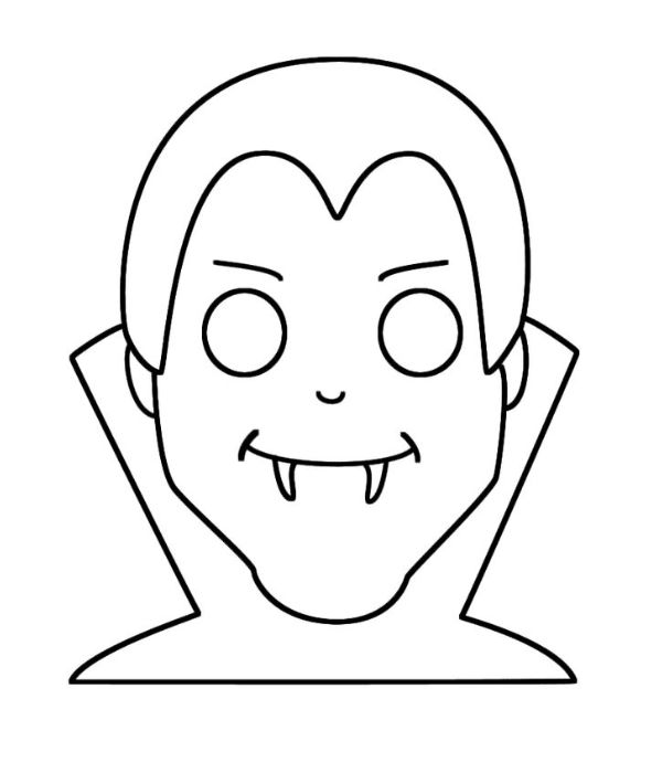 tô màu mặt nạ halloween 23