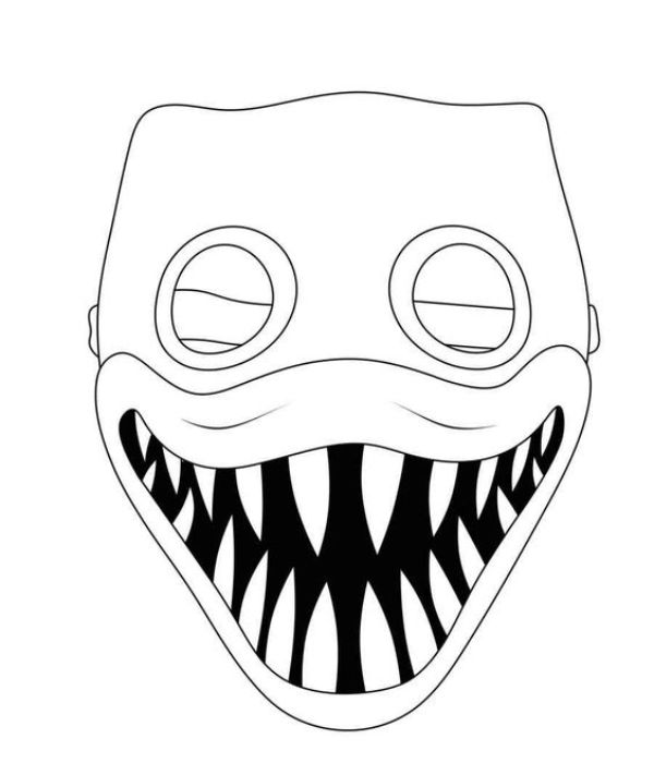 tô màu mặt nạ halloween 26