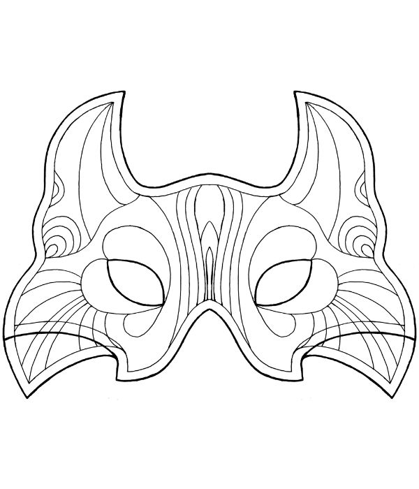 tô màu mặt nạ halloween 29