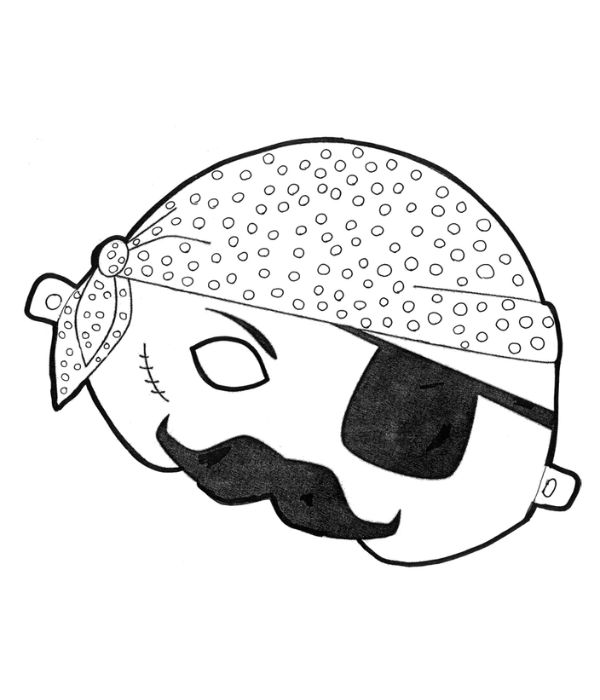 tô màu mặt nạ halloween 30