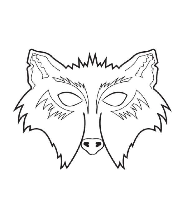 tô màu mặt nạ halloween 4