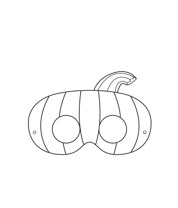 tô màu mặt nạ halloween 9