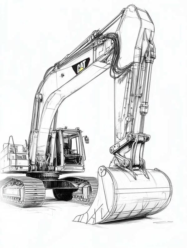 tô màu máy xúc 19