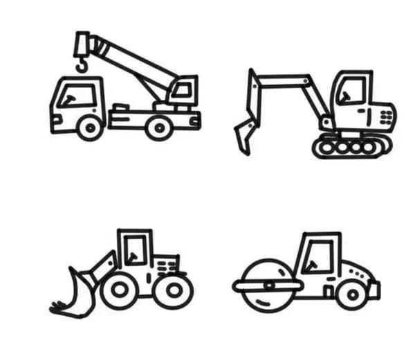 tô màu máy xúc 21