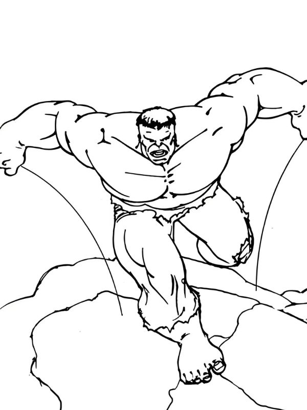 tô màu người khổng lồ xanh 1