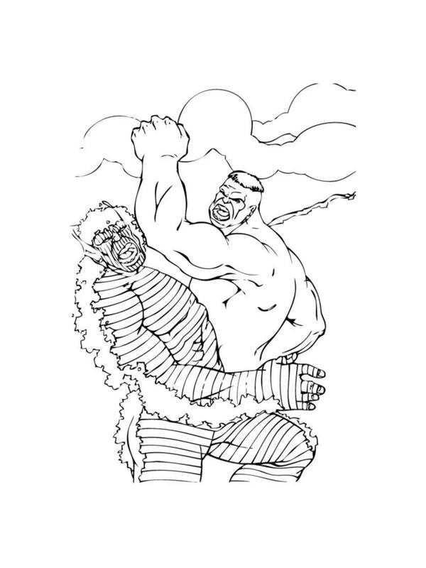 tô màu người khổng lồ xanh 13