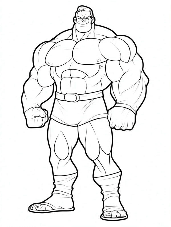 tô màu người khổng lồ xanh 21