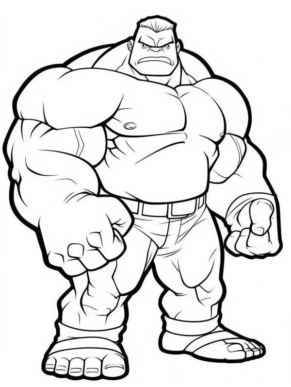 tô màu người khổng lồ xanh 22