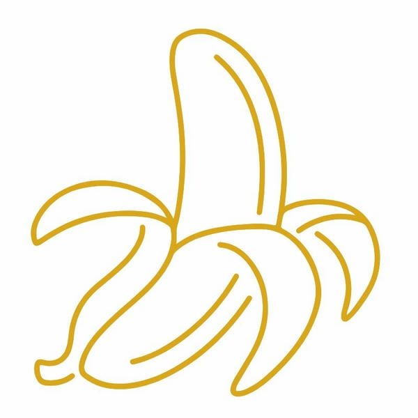 tô màu quả chuối 10